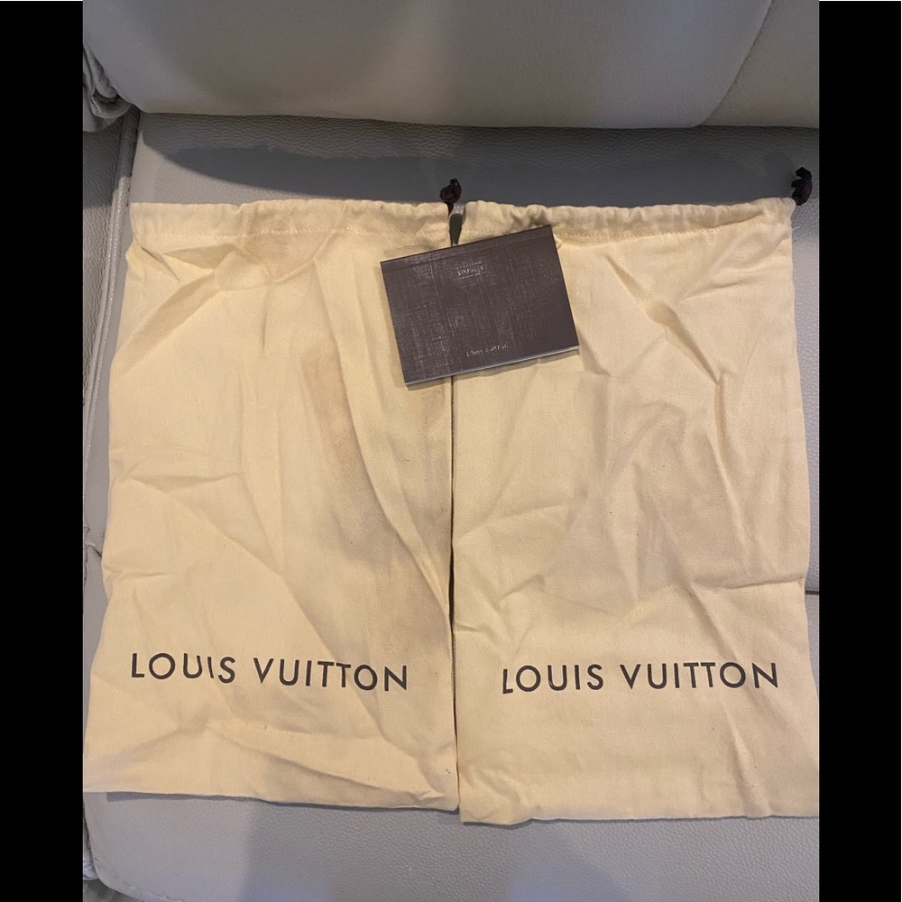 LOUIS VUITTON DUST BAGS WITH AUTH BOOKLET